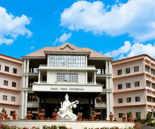 Amrita Vishwa Vidyapeetham building associated with menstrual health research