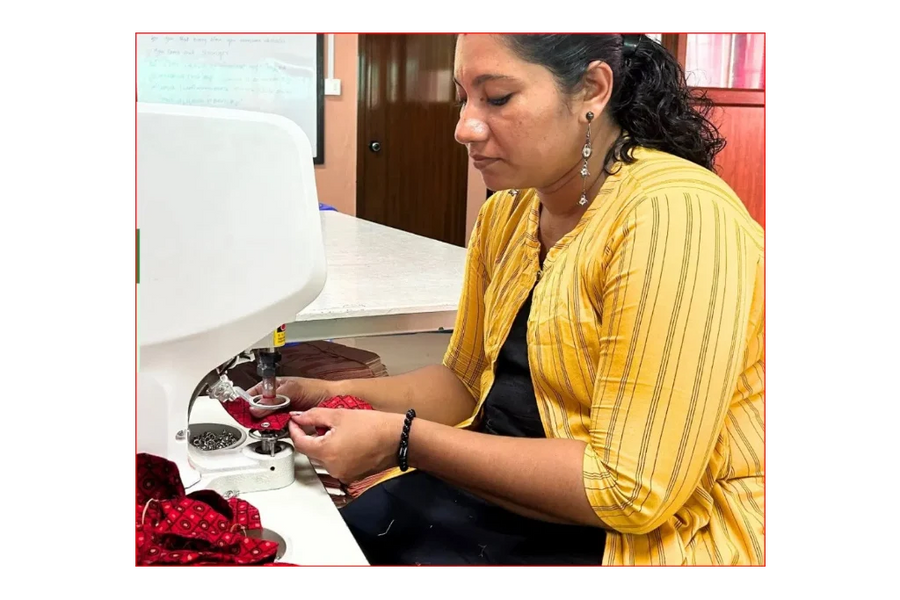 Women Making pads
