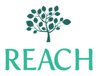 logo with the word “REACH” below.
